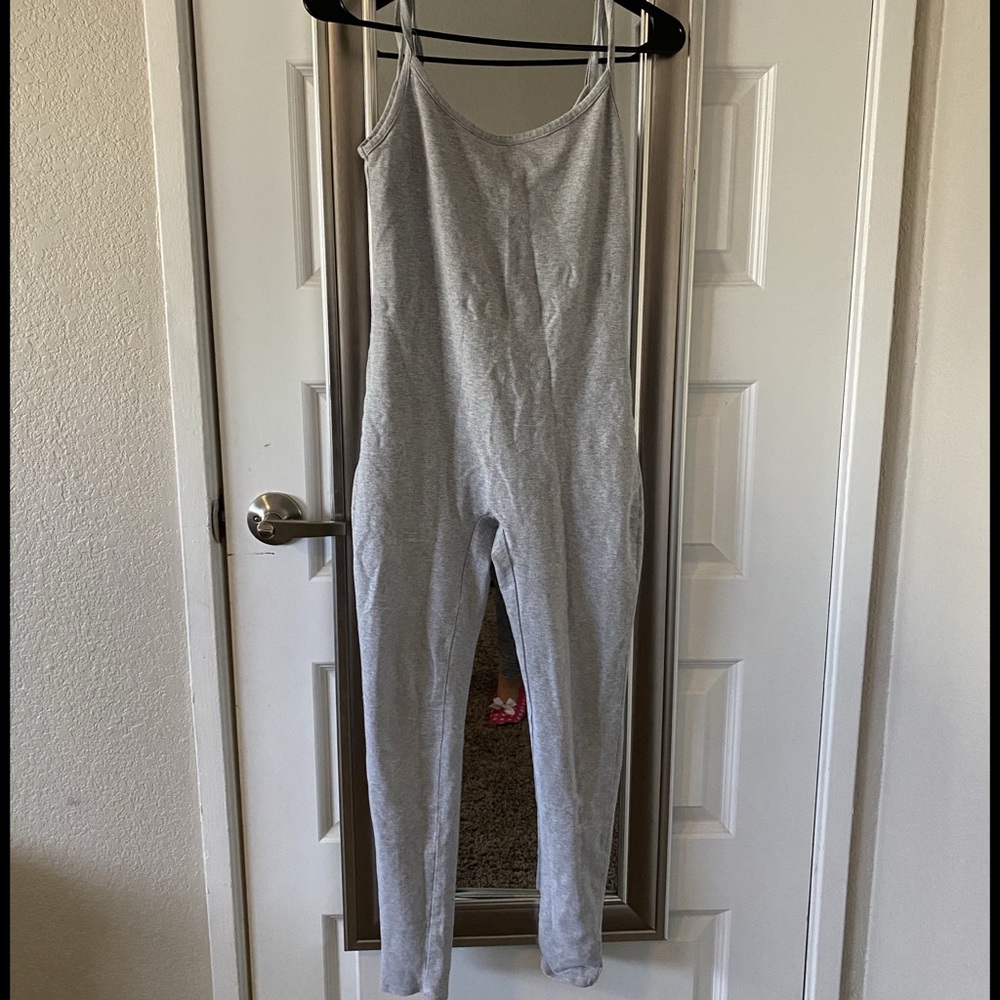 Gray jumpsuit